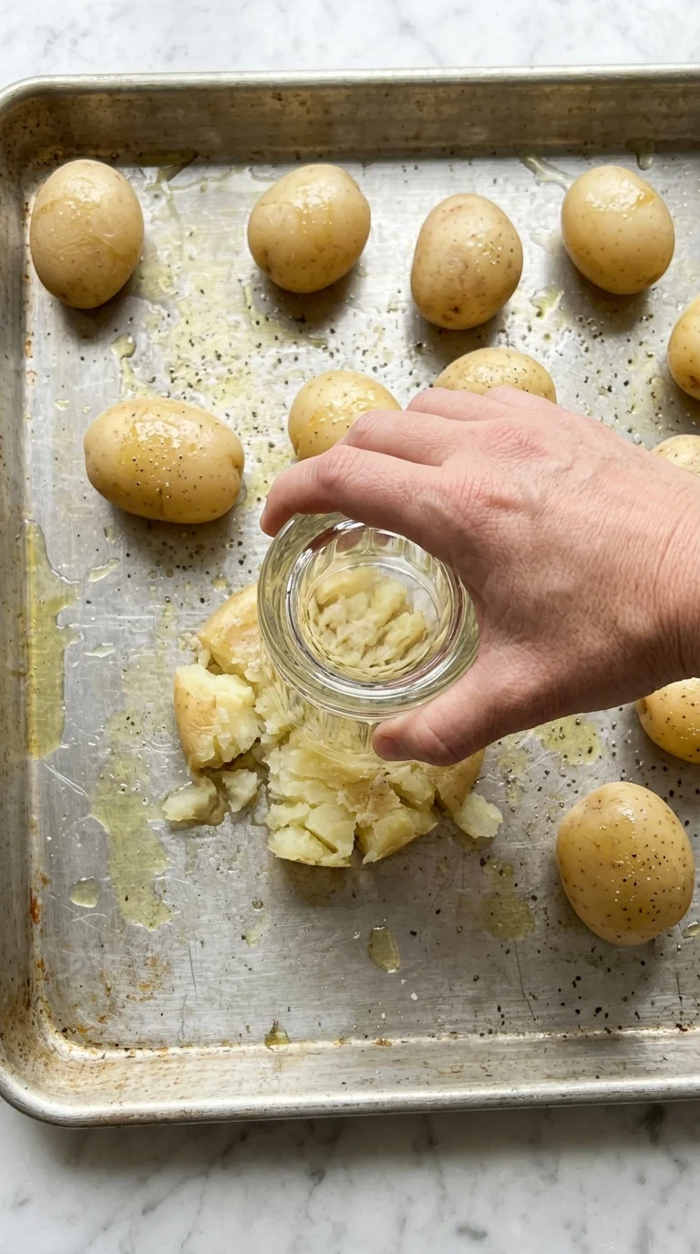 How to Make Crispy Garlic Parmesan Smashed Potatoes