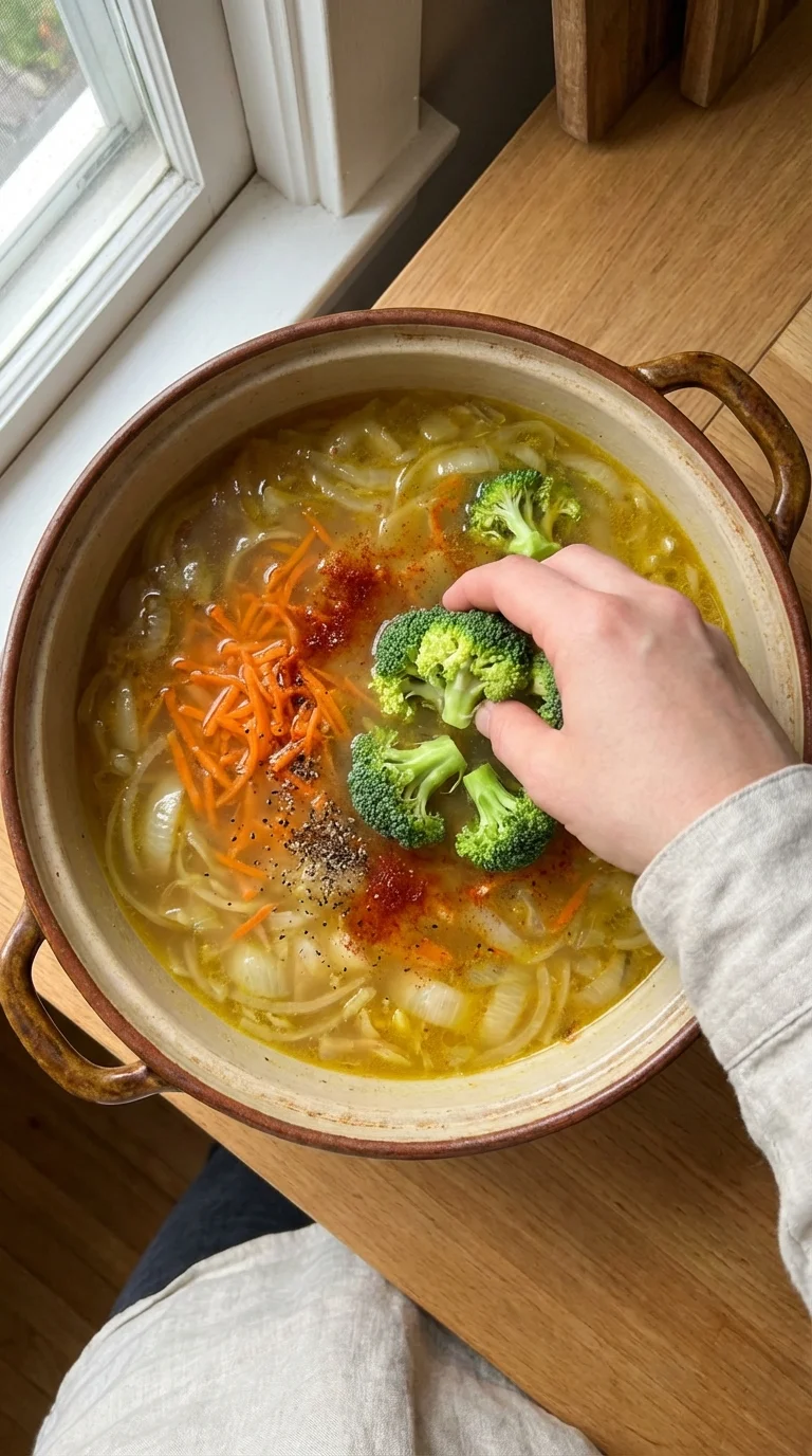 How to Make Broccoli Cheddar Soup