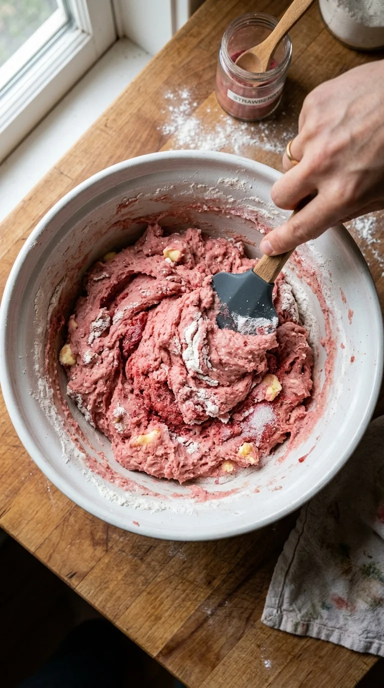 How to Make Strawberry Kiss Cookies