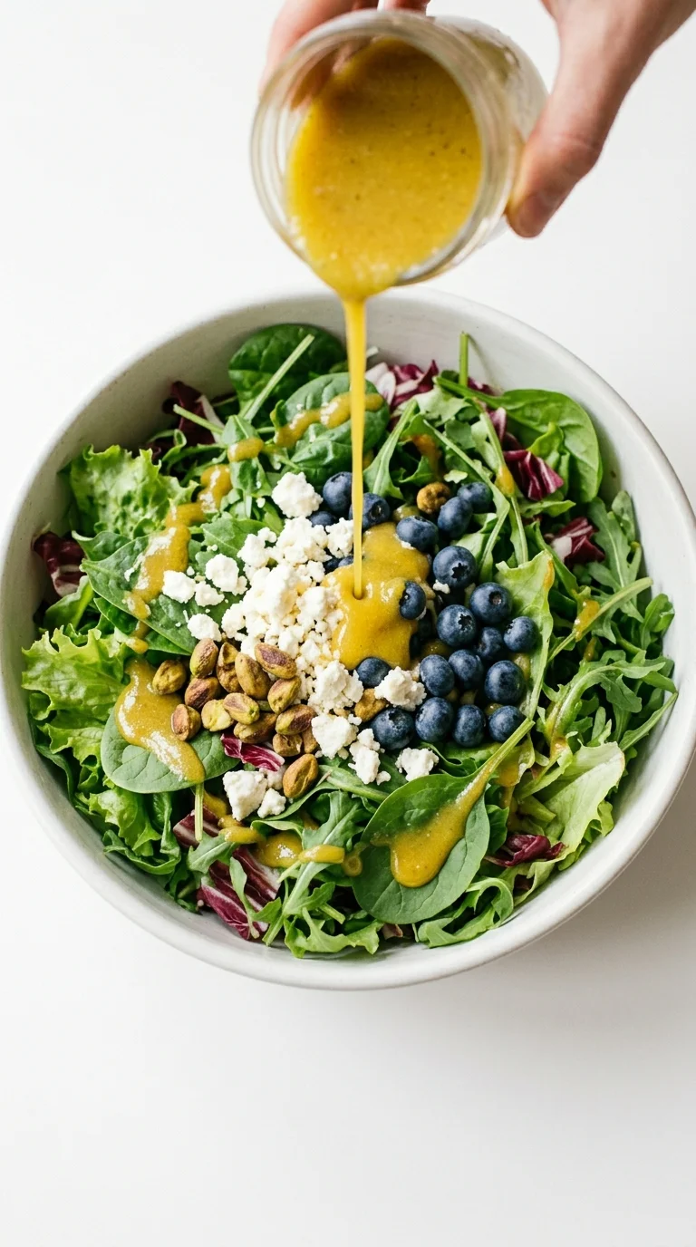 How to Make Blueberry Pistachio Spring Salad With Feta