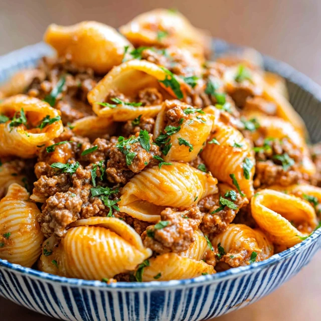 ONE SKILLET CREAMY CHEESY TACO PASTA