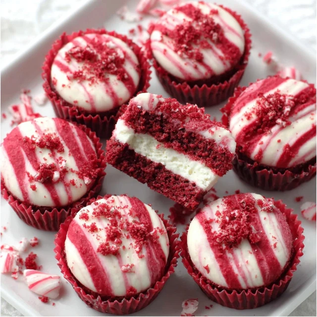 SHOWSTOPPER RED VELVET CHEESECAKE BITES