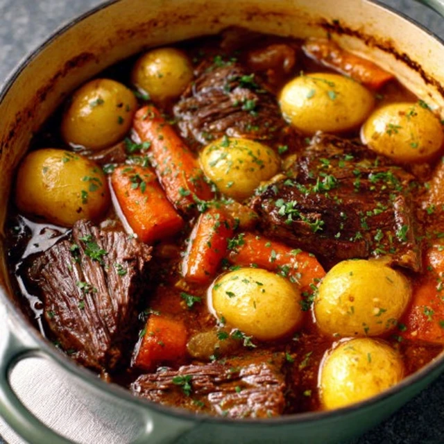 SLOW COOKER POT ROAST PERFECTION