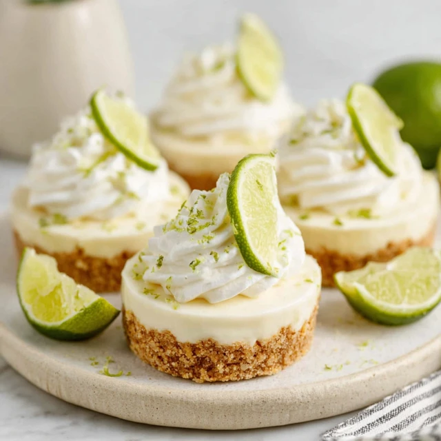 SUNSHINE MINI NO BAKE KEY LIME PIES