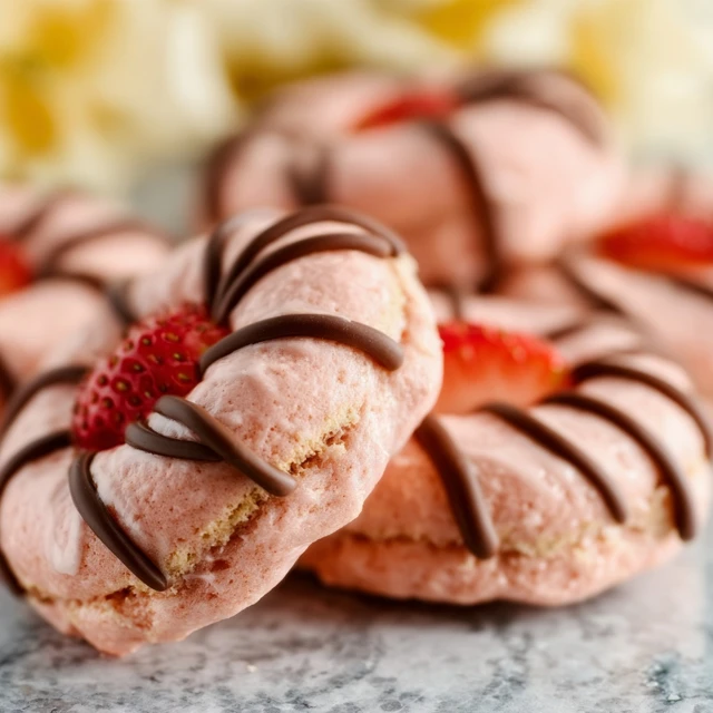 SWEETHEART STRAWBERRY KISS COOKIES RECIPE