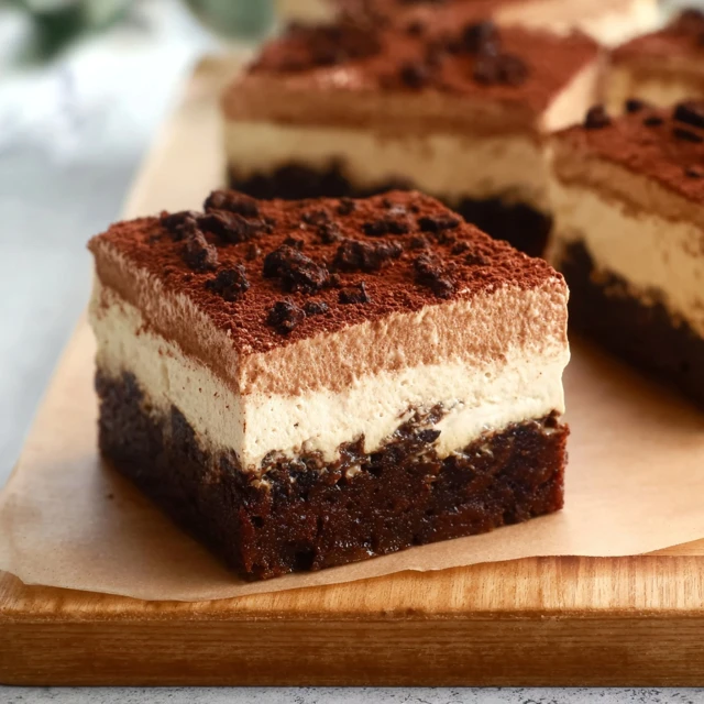 TIRAMISU BROWNIES A COFFEE LOVERS DREAM