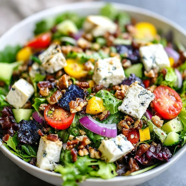 VIBRANT EASTER SPRING SALAD WITH GOAT CHEESE